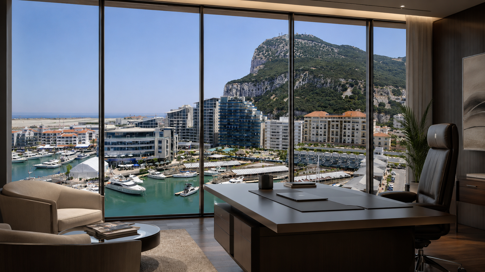 Hero image — Gibraltar skyline or Government building